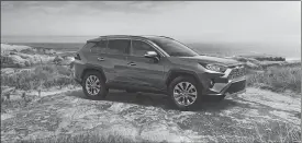  ?? COURTESY OF TOYOTA ?? The 2019 Toyota RAV 4 offers mileage right in line with EPA estimates: 25 mpg city, 33 highway, for a 28 combined.