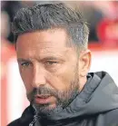  ??  ?? Any team that finishes above Rangers is doing well, says Derek McInnes.