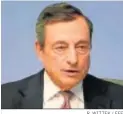  ?? R. WITTEK / EFE ?? Mario Draghi.