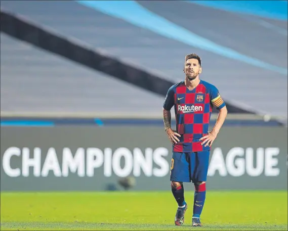  ?? FOTO: PEP MORATA ?? Leo Messi durante el partido del pasado viernes en Lisboa