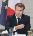  ??  ?? Mr Macron said there needed to be more co-ordination