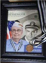  ??  ?? Berks MIlitary History Museum exhibits artifacts from the late Capt. Dan Schroeder, who was at Pearl Harbor on Dec. 7, 1941. 12/6/2019