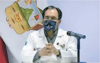  ?? /CAPTURA DE PANTALLA ?? Alejandro Efraín
Benítez, titular de Salud