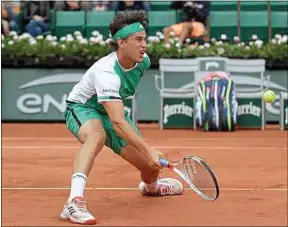  ??  ?? Dominic Thiem a éliminé Djokovic en quart et retrouvera Nadal en demie.