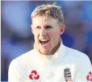  ??  ?? England skipper Joe Root