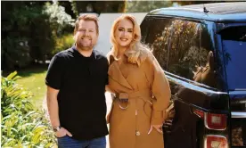  ?? Photograph: Terence Patrick/CBS ?? Adele and James Corden. The singer featured in the farewell episode of Carpool Karaoke.