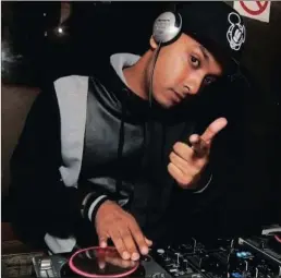  ??  ?? DEEP HOUSE: DJ Sashman, AKA NawtiSash will be aiming for a big prize when he spins the decks in KwaMashu this evening.