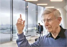  ??  ?? maestron. Svenska dirigentve­teranen Herbert Blomstedt förstår sig inte på Jörn Donner, men nog på akustiken i Elbphilhar­monie och vårt Musikhus.