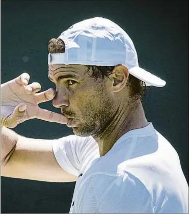  ?? FOTO: EFE ?? Nadal disputó su primer partido en hierba desde su eliminació­n contra Federer en Wimbledon 2019