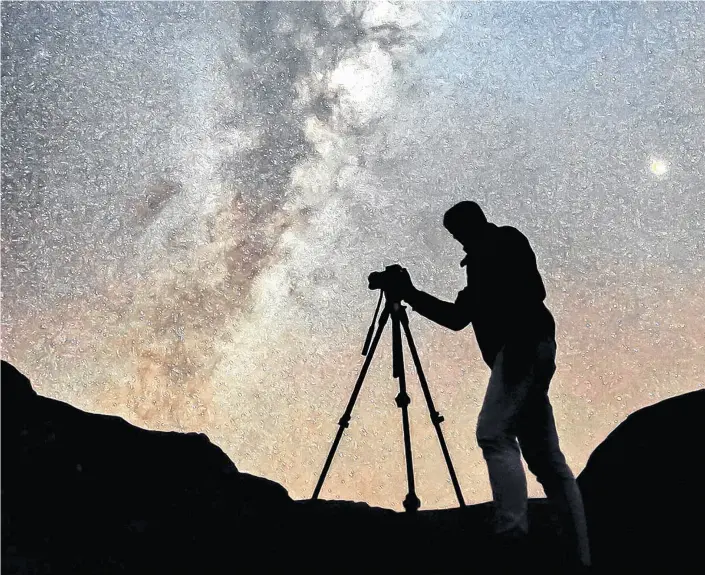  ?? UNSPLASH ?? Without light pollution on a clear night, the star-studded sky’s beauty can be dazzling.