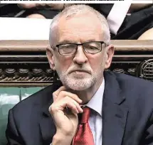  ??  ?? Labour-Chef Jeremy Corbyn führt die Gegner des Deals im Londoner Unterhaus an – am Samstag wird abgestimmt