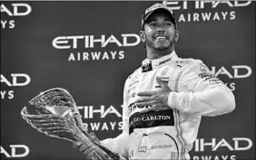  ??  ?? Lewis Hamilton haalde zijn kritiek aan het adres van Red Bull-adviseur Helmut Marko snel offline. (Foto:ESPN)