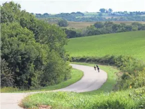  ?? ERIC FRYDENLUND ?? The BRAVE bike ride takes cyclists on scenic backroads in Crawford County.