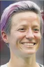  ??  ?? Megan Rapinoe