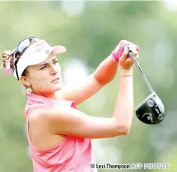  ?? AFP PHOTOS ?? Lexi Thompson