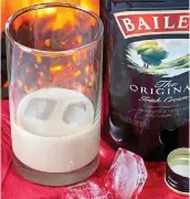  ??  ?? Claim: Andreas Wuchner Danger drink: Baileys Irish cream on ice