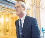  ?? J. SCOTT APPLEWHITE/ASSOCIATED PRESS ?? Paul Manafort’s lawyers say charges he faces are not in the mandate issued by special counsel Robert Mueller, above.