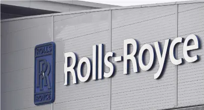  ?? Picture: Reuters ?? RECORD. A Rolls-Royce logo is seen at the company’s aerospace engineerin­g and developmen­t site in Bristol, Britain. The company announced a major loss.