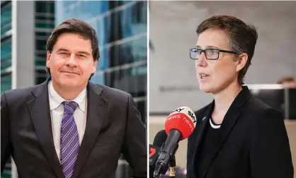 ??  ?? Innes Willox (left) is chief executive of the national employer associatio­n Ai Group and Sally McManus is secretary of the Australian Council of Trade Unions. Composite: Ai Group/ AAP