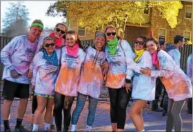  ?? SUBMITTED PHOTO ?? Chester County’s Color 5K in 2016 raised $25,000 to help combat the opioid and heroin crisis.