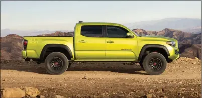  ?? ?? 2022 Toyota Tacoma Double Cab pickup truck. Photo courtesy of Toyota Internet Media.