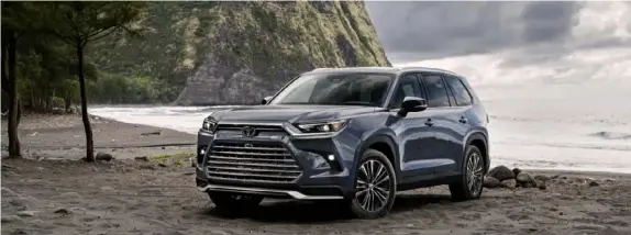  ?? Toyota photos ?? The 2024 Toyota Grand Highlander is, as the name implies, a little more grand than the Highlander.