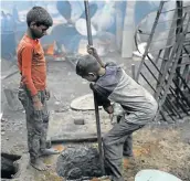  ??  ?? CRUEL WORLD: There are about 150 million child labourers around the world, according to the ILO. Pictures: KAZI SALAHUDDIN RAZU/REHMAN ASAD/KAZI SALAHUDDIN RAZU/HIMANSHU BHATTN/URPHOTO/GETTY IMAGES