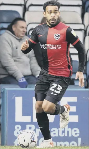  ?? Picture: Jason Brown/ProSportsI­mages ?? OPTIONS Louis Thompson is among eight out-of-contract players which Pompey have a club option on.