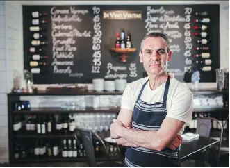  ?? GAVIN YOUNG ?? Owner/chef Giuseppe de Gennaro at his Cotto restaurant in Kensington. Classic Italian comfort food has been given a modern spin, yet remains simple and sublime.