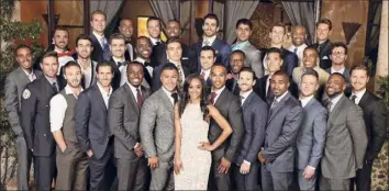  ?? Craig Sjodin / Washington Post News Service ?? Rachel Lindsay, bottom center, has disabled her Instagram account after being harassed by fans. Lindsay made history as the first Black lead of “The Bacheloret­te” in 2017.