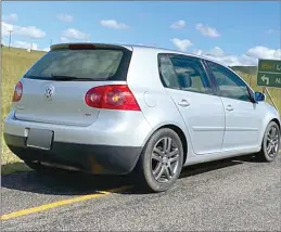  ?? ?? Kenny’s Golf 5 GT rear.