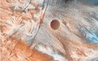  ?? ABC ?? Fotografía de la superficie marciana captada por la NASA