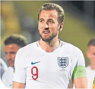  ??  ?? England striker and captain, Harry Kane