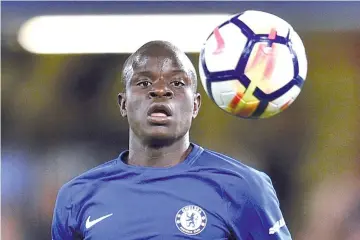  ??  ?? France midfielder N'Golo Kante has signed a new five-year contract with Chelsea. - AFP photo