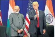  ?? REUTERS FILE ?? US President Donald Trump with Prime Minister Narendra Modi in Manila, Philippine­s in 2017