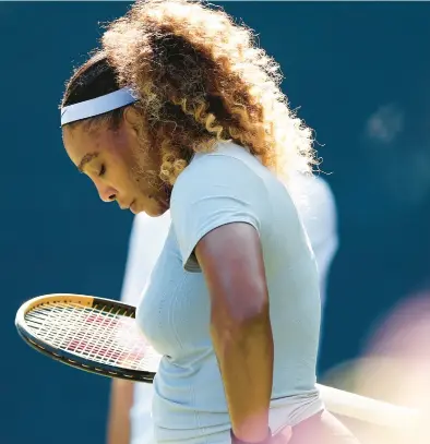  ?? AP FILE ?? Serena Williams never let the public forget that she’s a Black American woman who embraces her responsibi­lity as a voice for her people.