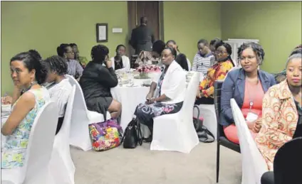  ??  ?? Dozens of women scientists and researcher­s raised issues faced by women on the continent regarding pursuing post-grad studies. Photo: Supplied