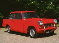  ??  ?? Stylish, reliable and lovable: a 1960 Triumph Herald