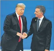  ?? FOTOS: MARCELO ABALLAY ?? Macri saludó a ambos líderes. El viernes tuvo una bilateral con Trump; hoy, con Xi.