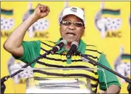  ??  ?? Zuma: dogged by scandals