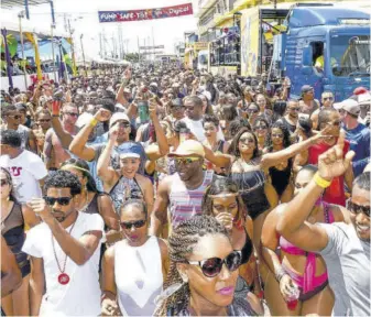  ??  ?? A Jamaica Observer file photo of a Trinidad carnival road march