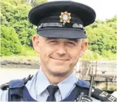  ??  ?? Hero: Garda Dave Hearne, from Co Wexford, who died in May 2019