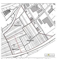  ?? GRAFIK: STADT TUTTLINGEN ?? Bis im September sollen die Untersuchu­ngen im Gebiet 1 und 2 abgeschlos­sen sein und für die Erschließu­ng freigegebe­n werden. Anders sieht es im Abschnitt 3 aus: Hier werden größere Fundstücke wie Mauerreste erwartet.