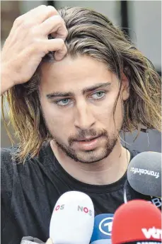  ?? FOTO: DPA ?? Ist sich keines Fehlers bewusst: der Slowake Peter Sagan.