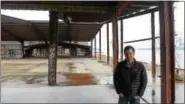  ?? TANIA BARRICKLO — DAILY FREEMAN FILE ?? Shown in the spring of 2016, Smorgasbur­g co-founder Jonathan Butler stands in the former restaurant building at the Hutton Brickyards in Kingston that began hosting the outdoor food and flea market that summer.