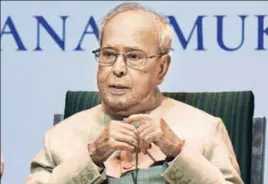  ?? FiLe/hT ?? Mukherjee will take classes on themes such as parliament­ary practice.