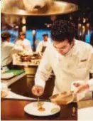  ??  ?? CHARM APPEAL
Gaushan Desilva, the chef at Aragu in the Maldives, does Michelin-class food