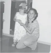  ?? DR. MALAIKA WITTER HEWITT/COURTESY ?? Dr. Malaika Witter Hewitt says that in this family album photograph she was about 2 years old and Kamala Haris was about 9 years old. The women share a Jamaican background and their families were very close in Palo Alto, California, in the 1970s.