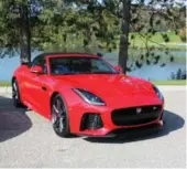  ?? SAMI HAJ-ASSAAD PHOTOS/AUTOGUIDE.COM ?? The 2018 Jaguar F-Type SVR starts at $139,500.