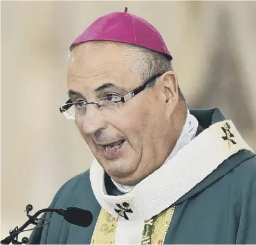  ??  ?? 0 Archbishop Philip Tartaglia pictured in 2015 in Glasgow